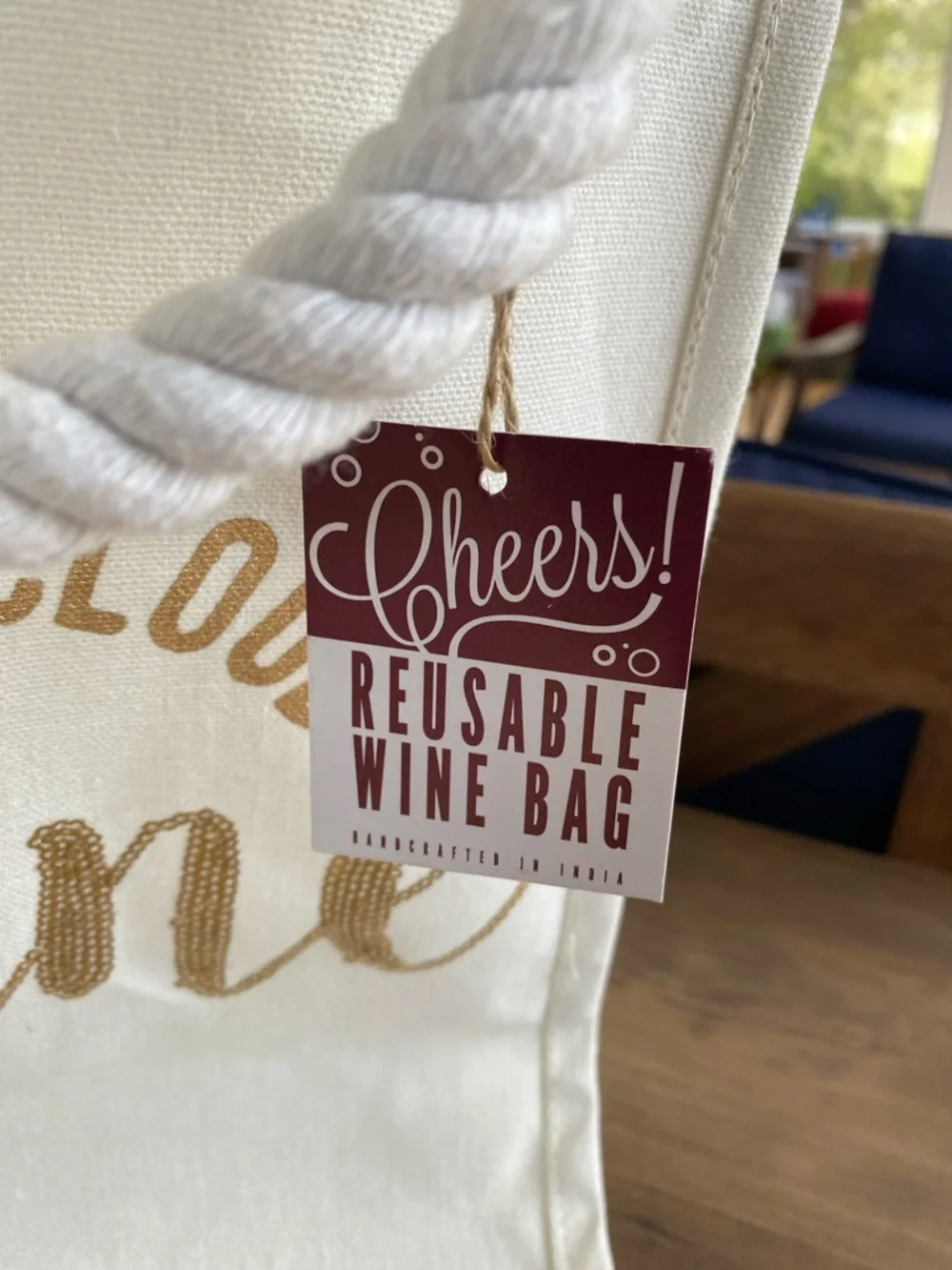 Canvas Wine Carrying Bag -NWT